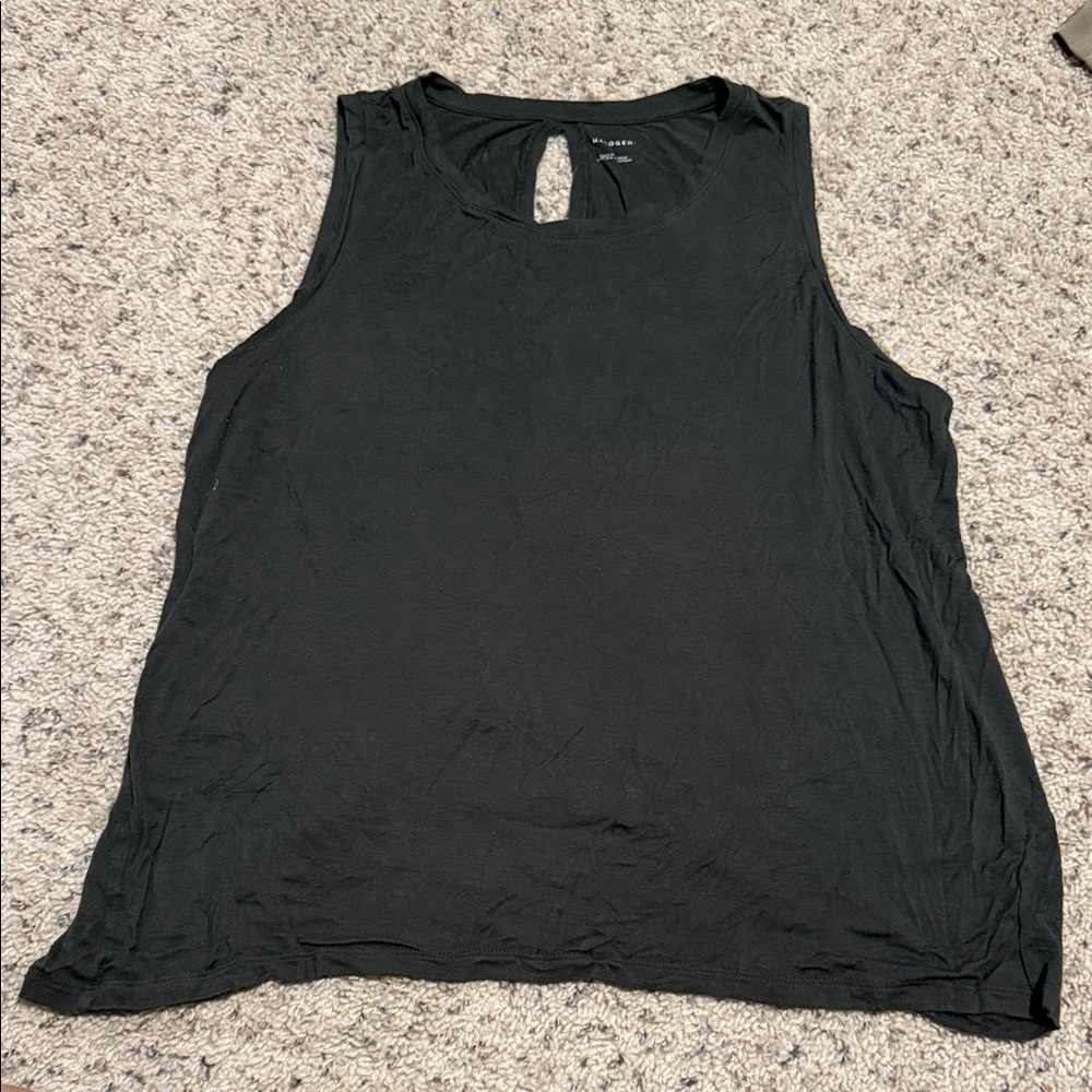 Halogen Black Tank Top
